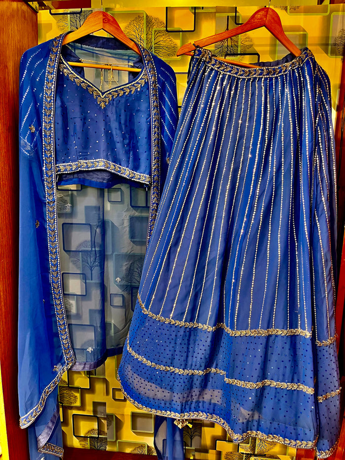 Embellished Lehenga with dupatta