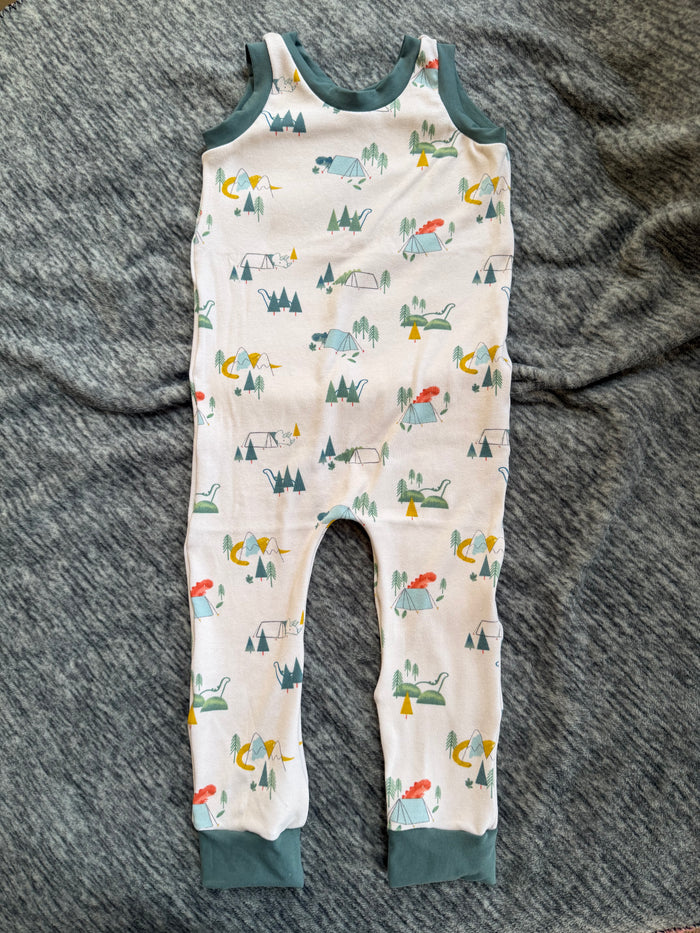 Camping Dinosaur 3t Romper