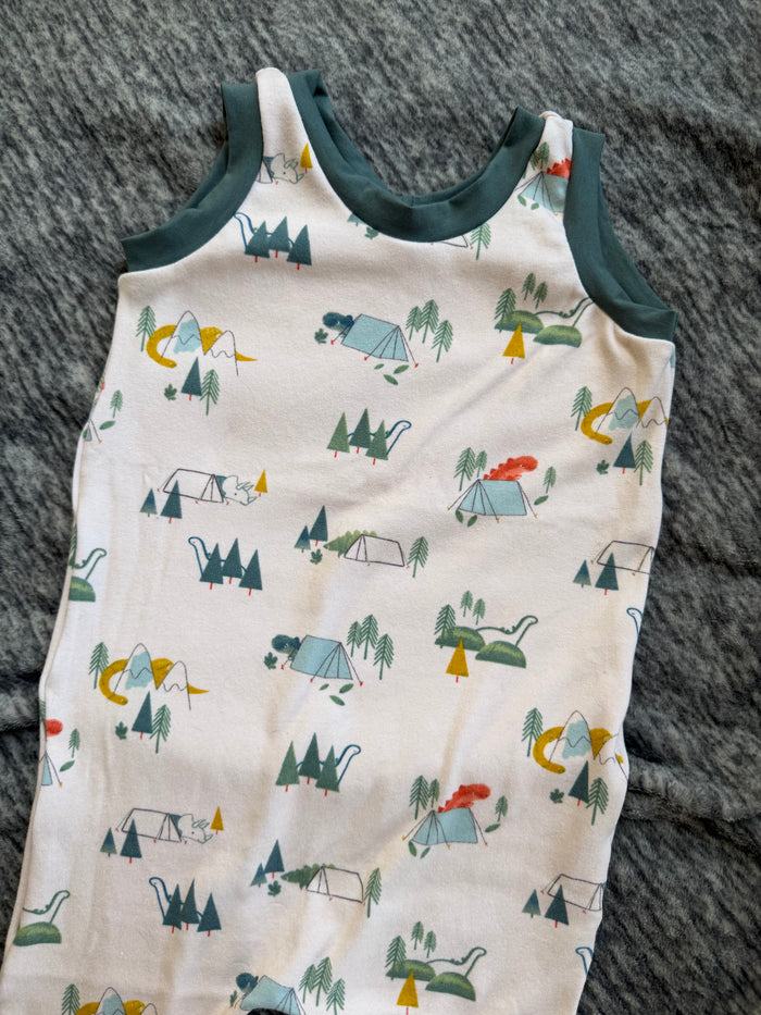 Camping Dinosaur 3t Romper