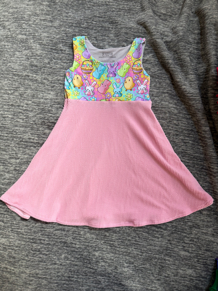 Chicks & Bunnies 3t-6Y Grow with me Long Skirt Dress