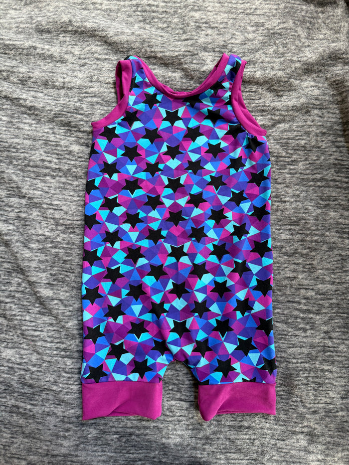 Geo Stars 4t Shorts Romper