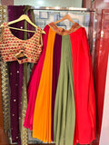 Trendy Fusion Lehenga Attire
