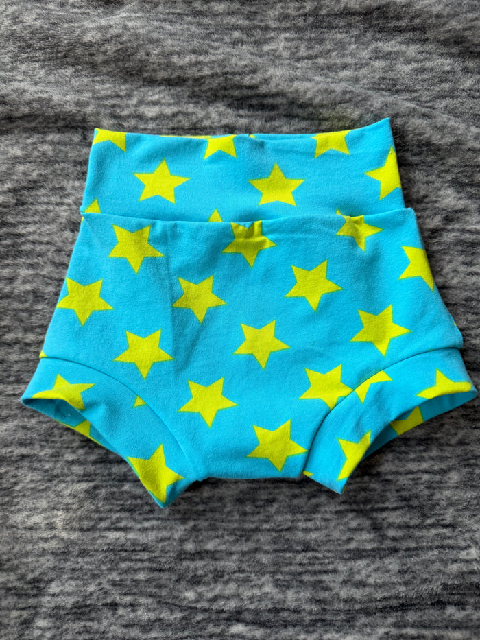 Yellow stars on blue 18-24m bummies