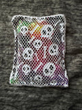 Rainbow Galaxy Skulls  reusable dish scrubber sponge