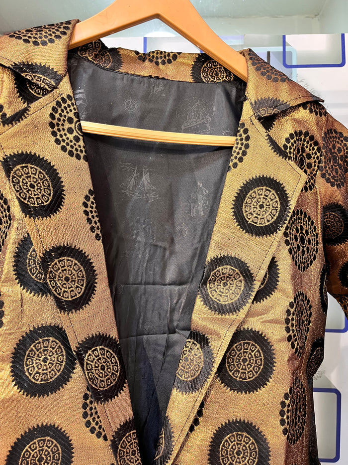 Brocade cape