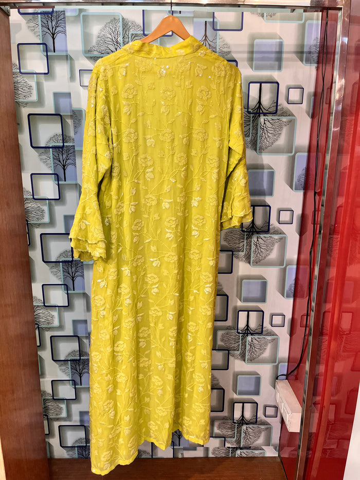 Drape dress with long cape