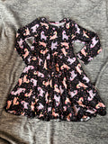 4t Long Sleeve Unicorn Twirl Dress