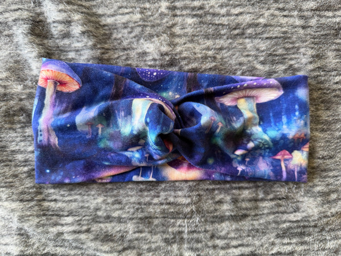 Mushroom Galaxy Adult Headband (bamboo)