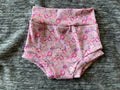 Pink Floral  12-18m bummies