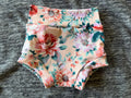 Peachy Floral  12-18m bummies