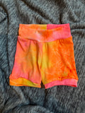 Tie Dye  3-12m Shorts grow with me