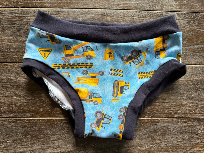 Construction Trucks kids size 7 underwear