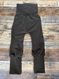 Solid Olive Green 6m-3t Maxaloones grow with me pants