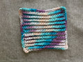 Purples & Blues Cotton Washcloth