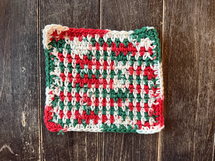 Christmas Blend Cotton Washcloth