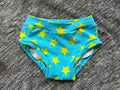 Neon Stars on Blue size 9 underwear