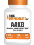 BulkSupplements.com AAKG 240 capsules bottle image