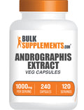 BulkSupplements.com Andrographis Extract 240 capsules bottle image