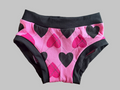 Argyle Hearts kids size 7 underwear