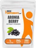 BulkSupplements.com Aronia Extract Powder 250g bag image