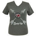 Arrows Spurs Up Grey SC Short Sleeve V-Neck Tee