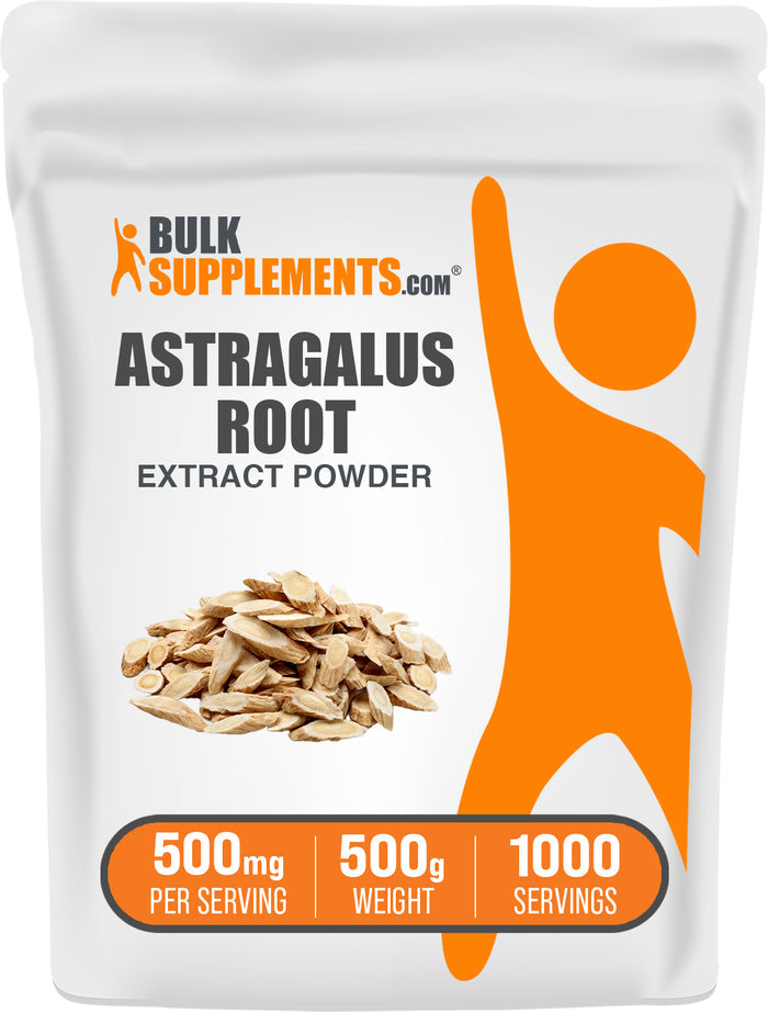 BulkSupplements.com Astragalus Extract Powder 500g bag image