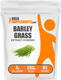 BulkSupplements.com Barley Grass Extract Powder 250g bag image