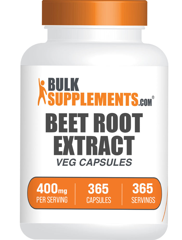 BulkSupplements.com Beet Root Extract 365 capsules bottle image