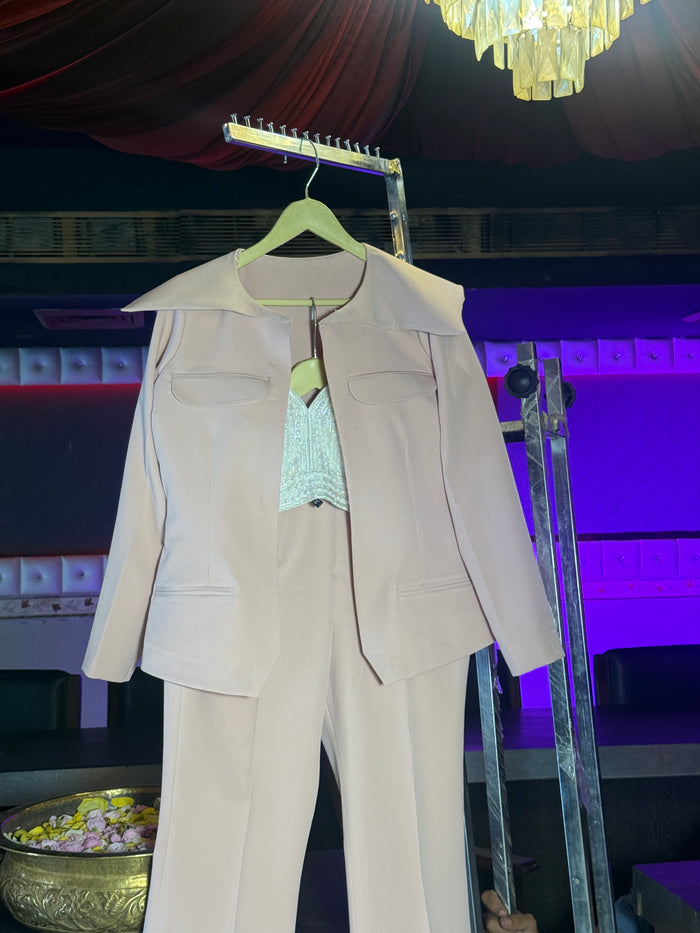 Beige Blazer suit