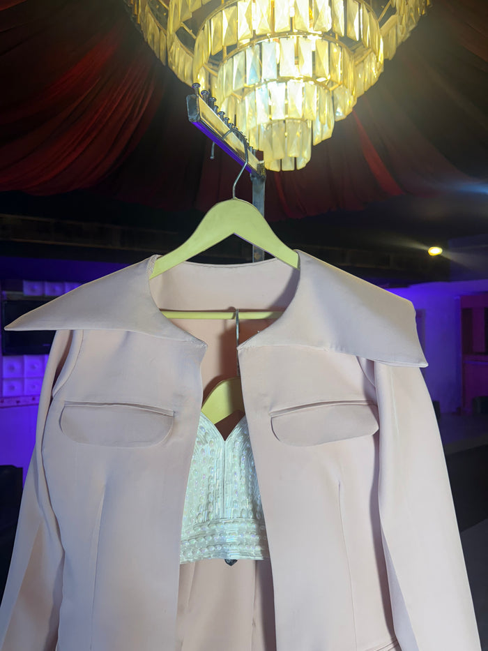 Beige Blazer suit