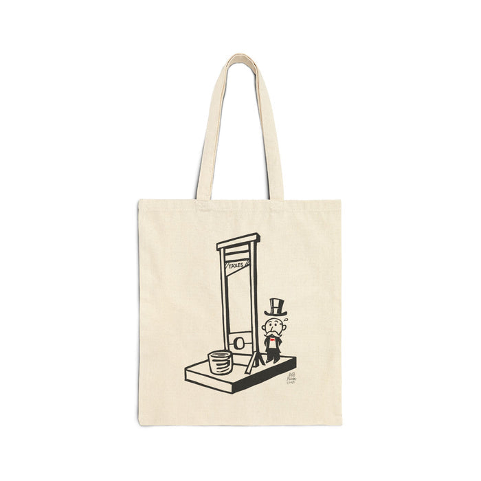 BILLIONAIRE TAX CUT Tote by Lalo Alcaraz Canvas Tote Bag