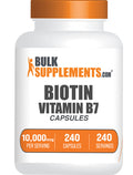 BulkSupplements.com Biotin 240 capsules bottle image