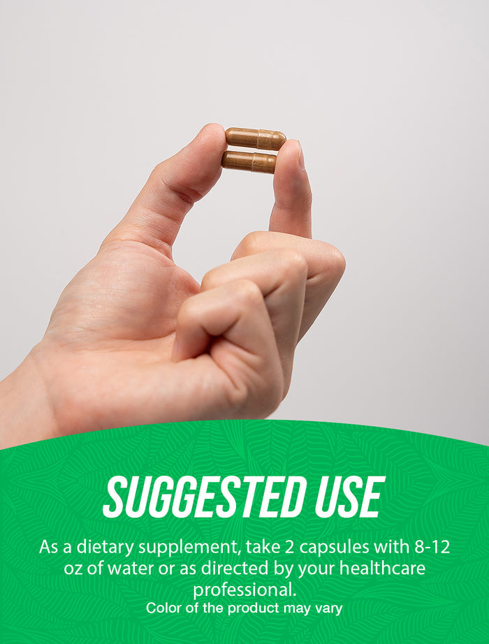 Black Garlic Extract Capsules Suggested Use Image