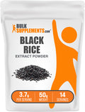 BulkSupplements.com Black Rice Extract Powder 50g bag image