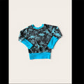 Blue Dinosaur Grow with me 3-6y sweatshirt