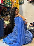 Blue handwork Lehenga