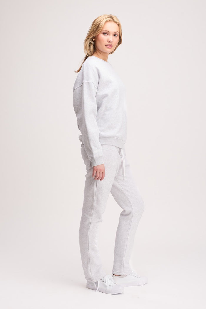 Boxed Crewneck Unisex Original Light Grey