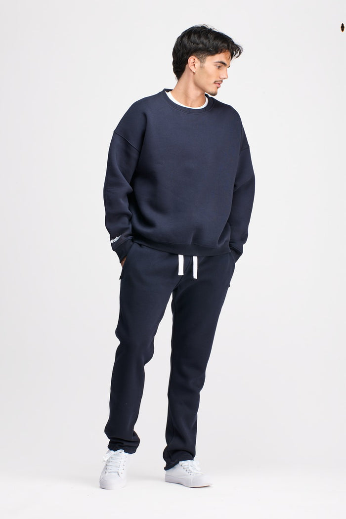 Boxed Crewneck Unisex Original Navy