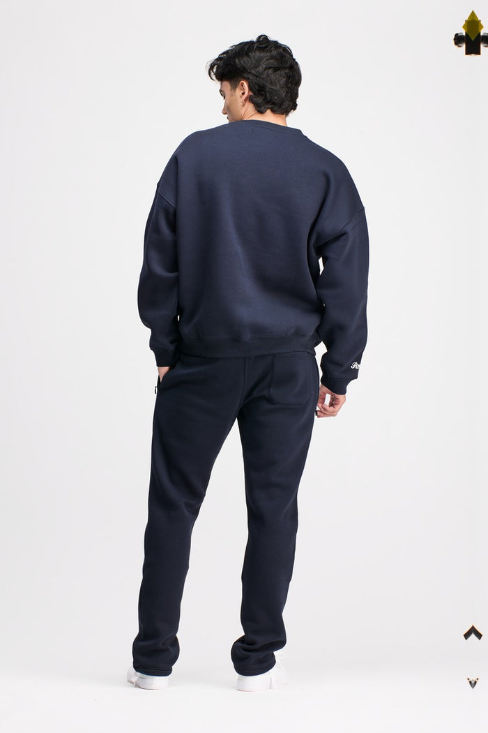 Boxed Crewneck Unisex Original Navy