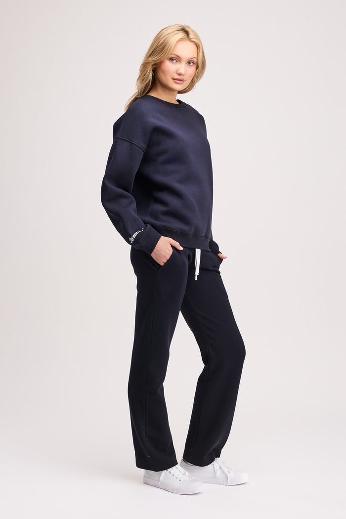 Boxed Crewneck Unisex Original Navy
