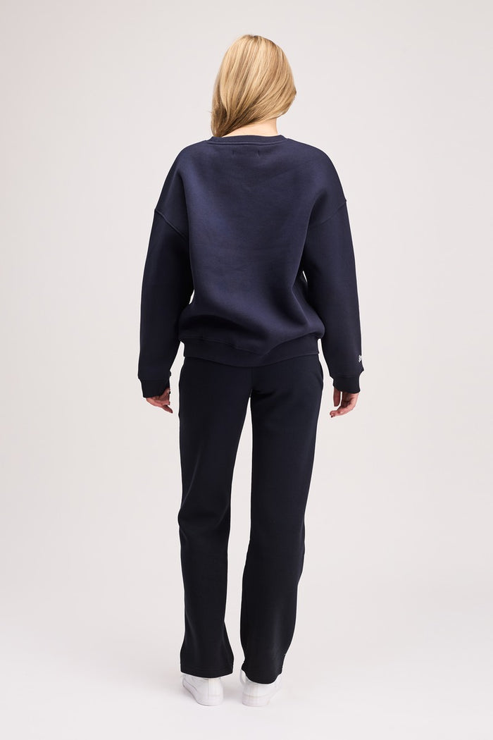 Boxed Crewneck Unisex Original Navy