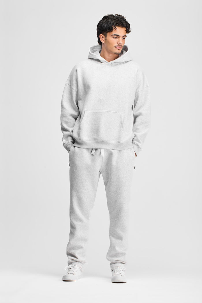 Boxed Hoodie Unisex Original Light grey