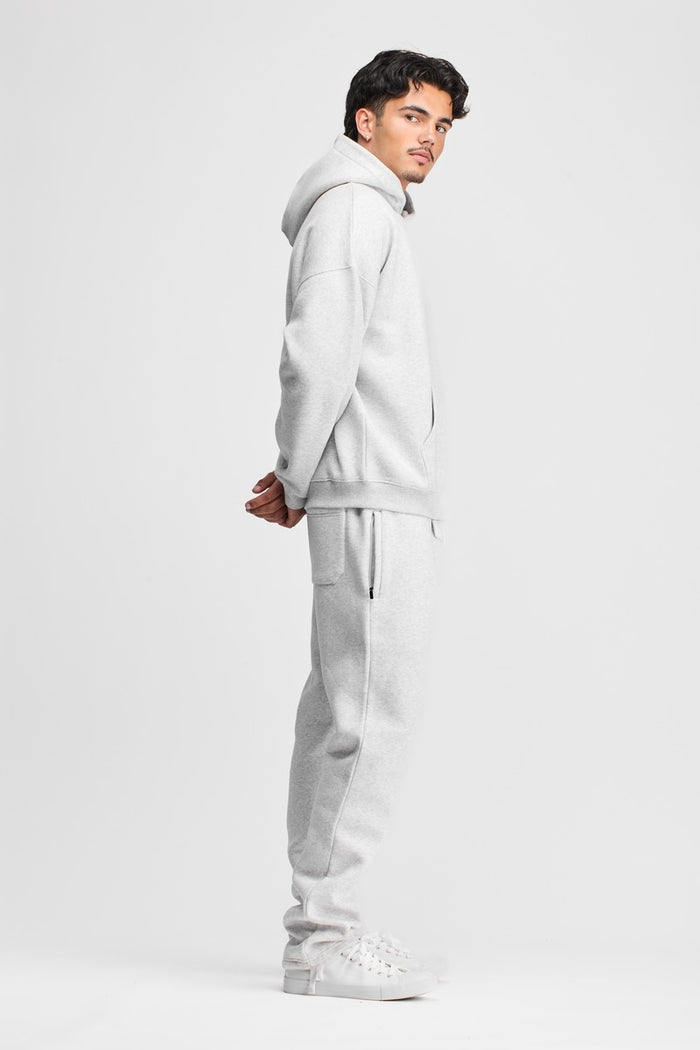 Boxed Hoodie Unisex Original Light grey