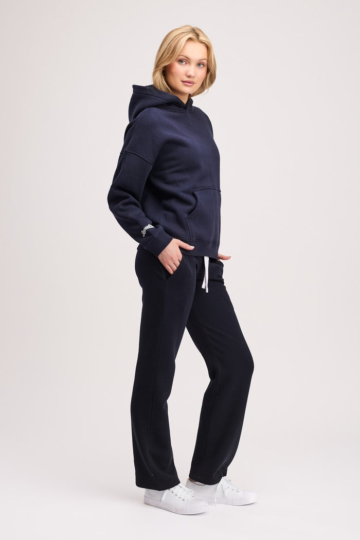 Boxed Hoodie Unisex Original Navy