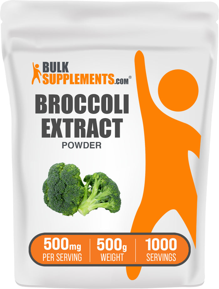 BulkSupplements.com Broccoli Extract Powder 500g bag image
