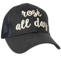 BT-10 Rose' All Day Grey 3D Magic Thread Pony Caps