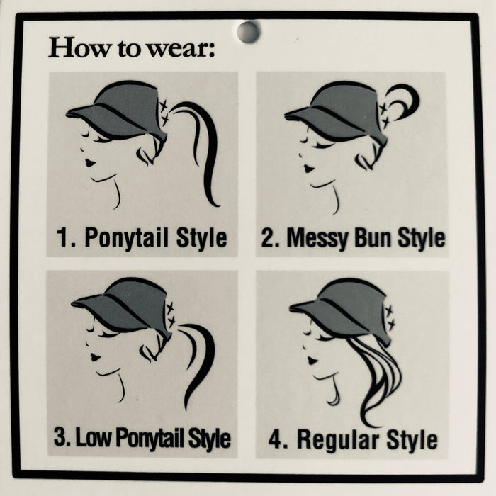BT-780 C.C Criss Cross Pony Cap RED/BEIGE
