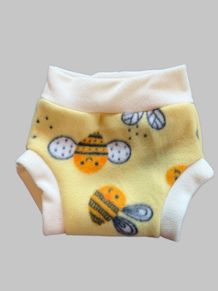 Bumblebees Medium Fleece Diaper Cover
