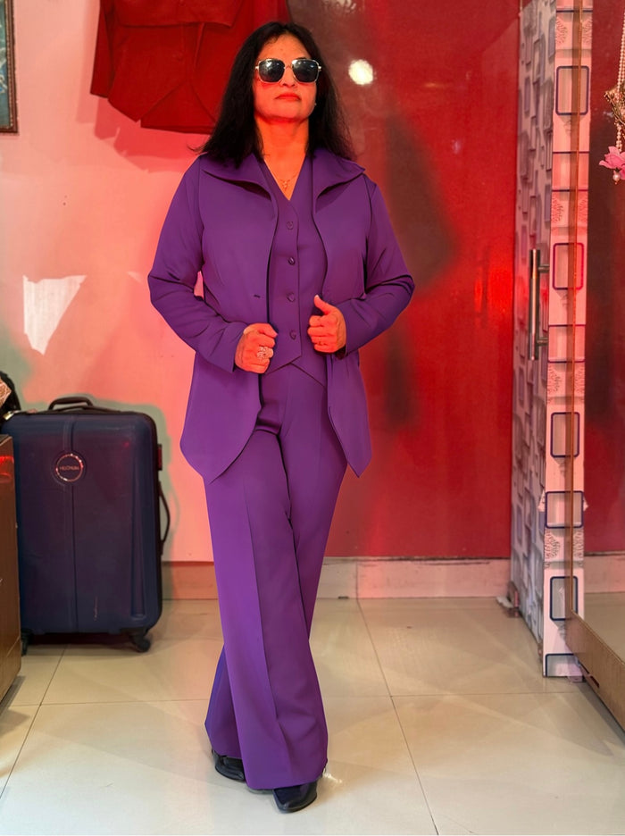 Burnt Orange Blazer Suit