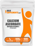 BulkSupplements.com Calcium Ascorbate Powder 500g bag image
